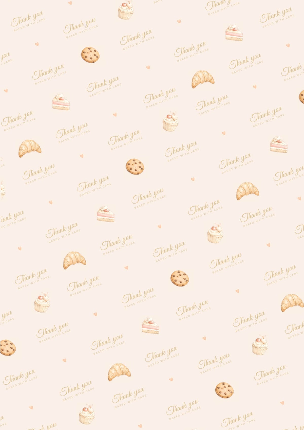 Thank You Bakery Packaging Bundle – 50 Pack