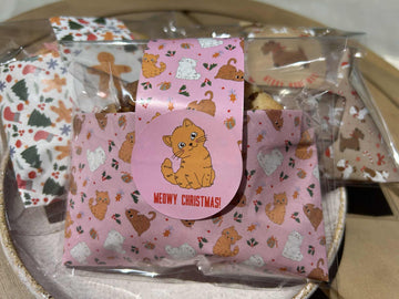 Pink Classic Christmas Sticker Wraps A4 Sheet 5 Pack