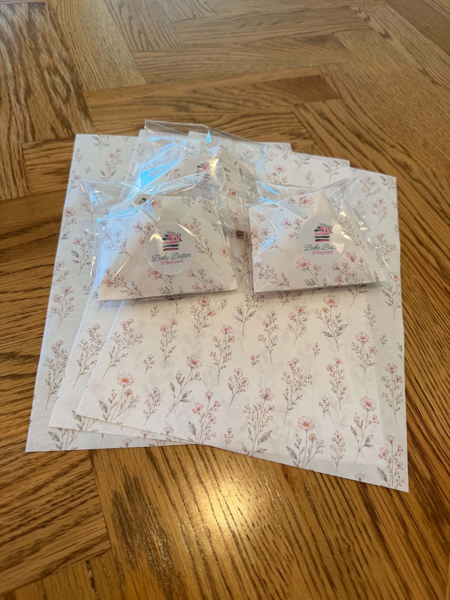 Wildflower Floral Greaseproof Paper